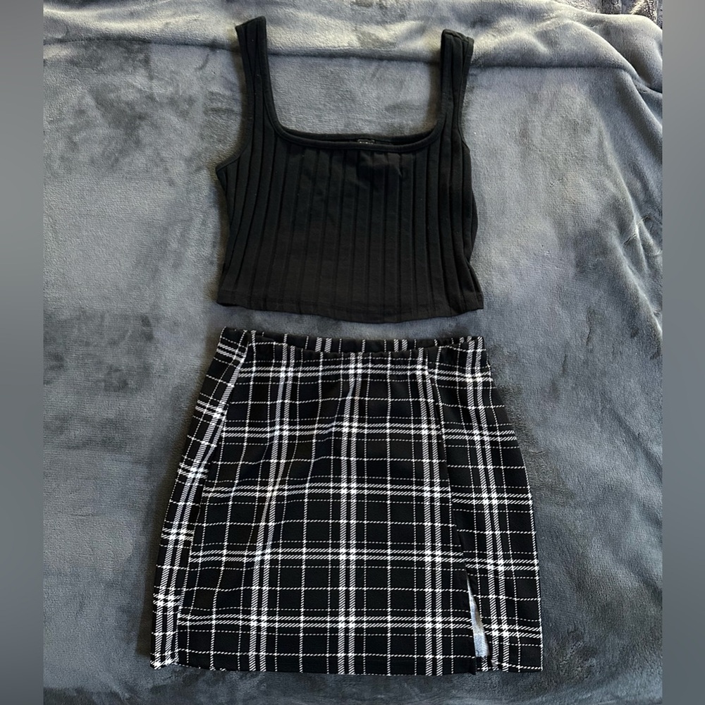 Top and Skirt Set